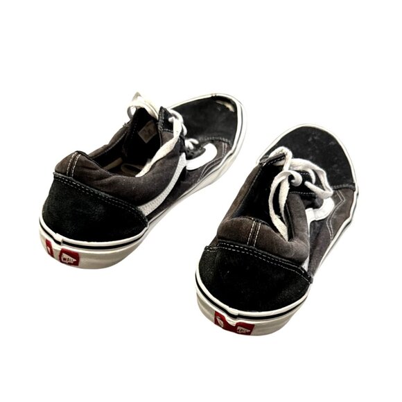 Vans Old Skool Black & White Skate Shoes US Mens 11 Canvas/Suede Low - Picture 4 of 9